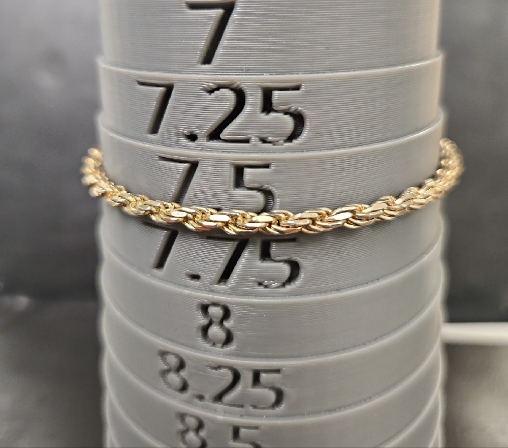 925 Rope Chain Bracelet - Picture 5 of 8